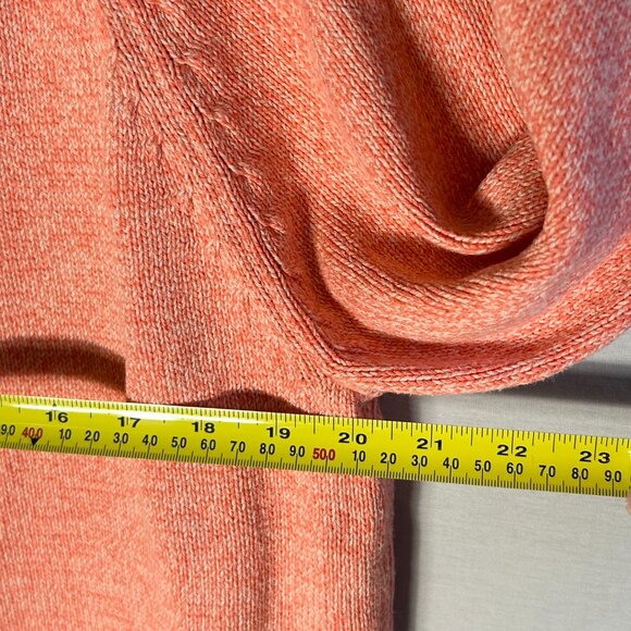 Tabi Simply Classic V Neck Cotton Sweater, Women's Size Large in Orange - Picture 4 of 7